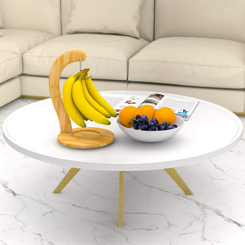 Ruichang Banana Holder Stand Banana Hanger,Bamboo Sturdy Banana Hook for Kitchen Countertop Banana Tree Keeper...