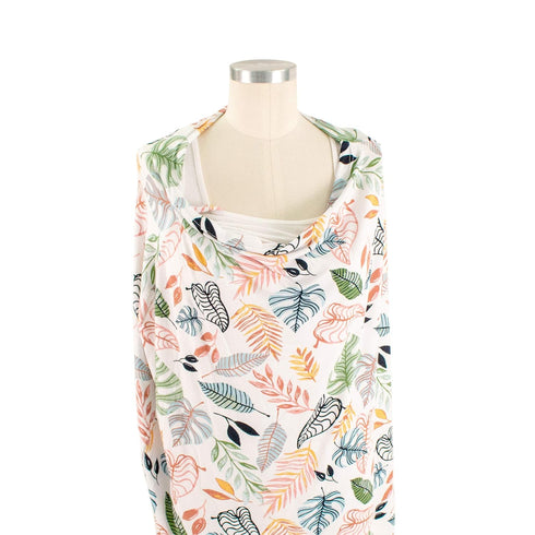 Bebe au Lait 5-in-1 Multi-Use Cover: Nursing Covers for Breastfeeding, Infinity Scarf, Nursing Shawl, Car Seat Cover, Shopping Cart Cover, Carrier...