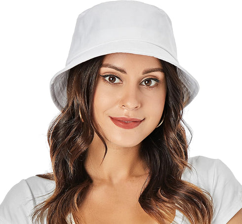 Umeepar Unisex 2 Pack Cotton Bucket Hat Packable Sun Hat for Men Women...