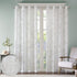 Madison Park Semi Sheer Single Curtain Modern Contemporary Botanical Print Out Design, Grommet Top, Window Drape for Living Room, Bedroom and Dorm...