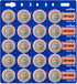 Murata CR1620 Battery DL1620 ECR1620 3V Lithium Coin Cell (20 Batteries)...