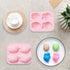 UR URLIFEHALL 2 Pcs Pink Heart Molds Food Grade Brain Fondant Molds Silicone Molds for DIY Chiffon Cake Bakeware...