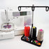 Light Weight Thread Stand - 3 Spools Holder for Domestic (Home-Base) Embroidery and Sewing Machines - Four Colors for Choices - Black...