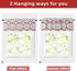 DriftAway Alexander Pattern Match Blackout Valances for Windows 250GSM Geometric Moroccan Mid Century Rod Pocket 52 Inch by 14 Inch Plus 1.75 Inch...