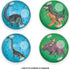 Mega Bounce - Dinosaur from Deluxebase. Dinosaur Bouncy Balls for Kids with Enclosed Dinosaur Figurines. Small Rubber Balls for Kids with Animal F...