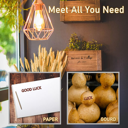 Honoson 28 Pcs Wood Burning Letter Tips Stamps Kit Tool, Letter Copper Mold Carving Lowercase Alphabet Branding Personalization Set for Craft DIY ...