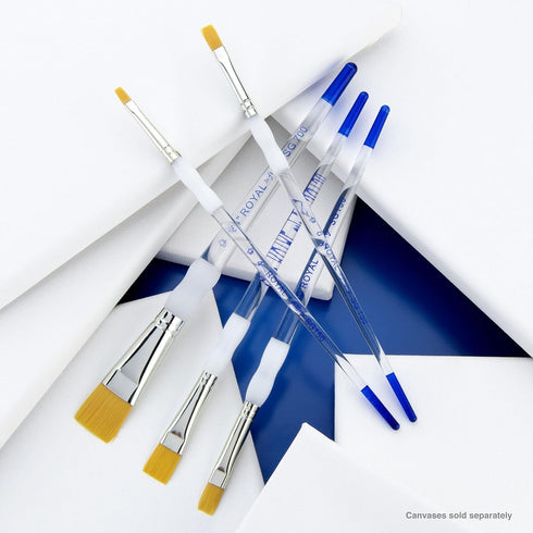Royal & Langnickel SG-304 5 Piece Flat Brush Set...