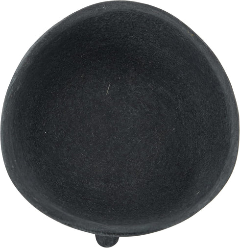 Creative Co-Op Boho Terracotta Footed Planter, Matte Black...