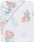 Bedtime Originals Disney Baby The Little Mermaid White Fitted Crib Sheet - Ariel...