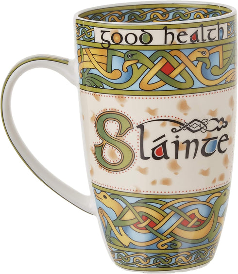 Irish Weave Ceramic Mug Collection with Slainte...
