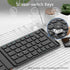 Acoucou Foldable Bluetooth Keyboard for Travel, Business, Gifts, for iPad Tablets Laptop,MacBook Pro/Air, Compatible with MAC/iOS, Windows, Androi...