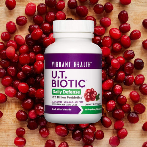 Vibrant Health, U.T. Biotic, Probiotic Support for Bladder and Urinary Health, 30 Capsules...