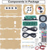 DIY Bluetooth-Compatible Speaker Kit, DIY FM Radio Soldering Project USB Mini Home Sound Amplifier DIY Electronics Kit with Digital Display and Co...