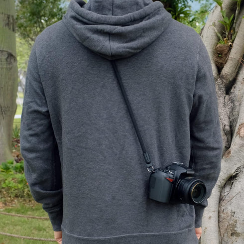 Camera Strap,Climbing Rope Camera Strap for Round Hole Interface DSLR SLR Mirrorless Camera Neck Shoulder Strap 100cm Black...