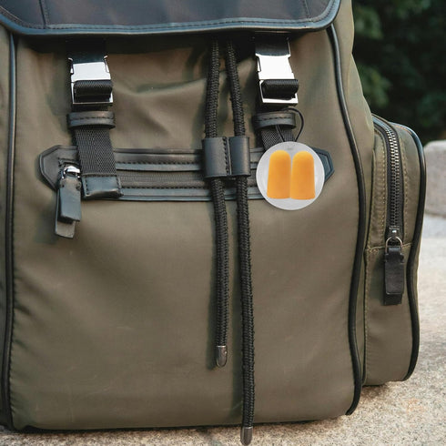 2pcs Ear Plug Carrying Cases, Mini Portable Earplug Case Earbud Organizer Holder with Lanyard Ear Bud Small Storage Box for Travel Business Outdoo...