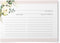 50 Floral Recipe Cards with Gold Foil from Dashleigh, 4x6 inches, Double-Sided...