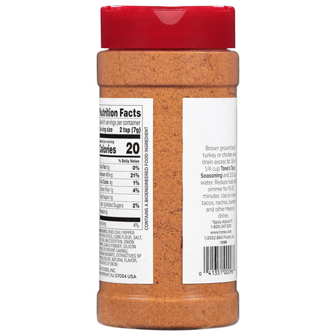 Tone's Taco Seasoning Blend, 10 Ounce...