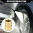 Pressure Washer Coupler/Outer Washer Gun Adapter Universal for Car/Durable Brass 1/2" 19mm ID / 1 Pcs Copper Tone...