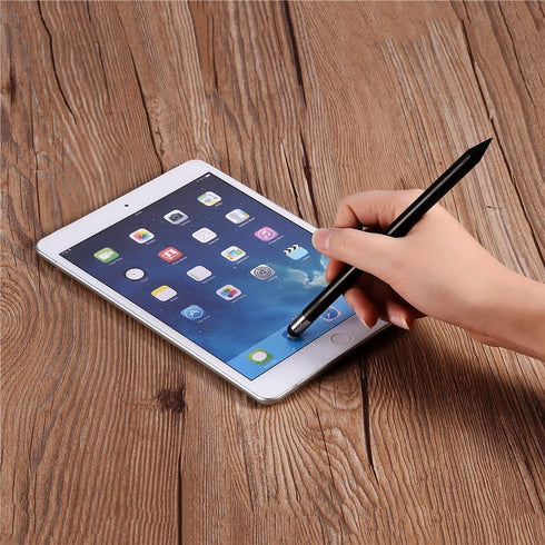 Capacitive Touch Screen Stylus Pen for Mobile Phones and Tablets, Universal Replacement Capacitive Stylus Pencil with Rubber Nib Support Click, Do...