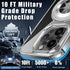 Crystal Clear iPhone 14ProMax Case Magnetic Ring Holder Compatible with MagSafe Invisible Kickstand Shockproof Military Grade Drop Protection Tran...