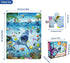 Kids Puzzle for Kids Ages 4-8 Ocean Floor Puzzle/Underwater Shark Pattern Design Puzzle/Raising Children Recognition Promotes Hand-Eye Coordinatio...