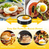 4'' Round+Square Egg Rings Set with Silicone Handle, Stainless Steel Egg Cooking Rings?Nonstick?For Frying Eggs and Egg Mcmuffins, Egg Mold For Br...