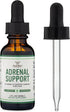 Adrenal Support Supplements (Liquid Drops) - 10 Organic Adaptogens for Adrenal Fatigue (One Month Supply) Cortisol Manager for Stress Relief (10 A...