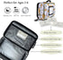 Urban Infant Yummie Kids Lunch Box Insulated Bag - Toddler Boys and Girls – Perfect for Daycare Preschool Travel Snacks – Allergy Alert Cards - Fi...