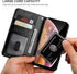 Bocasal for iPhone Xs Max Wallet Case with Card Holder PU Leather Magnetic Detachable Kickstand Shockproof Wrist Strap Removable Flip Cover for iP...