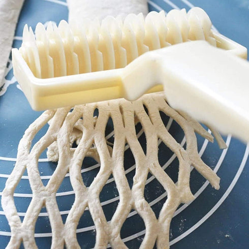 Lamoutor 2Pcs Lattice Roller Cutter Pastry Cutter Roller DIY Baking Tool for Dought Cookie Pie Pizza Bread Pastry...