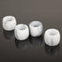 Creative Home Set of 4 Pieces Natural Off-White Marble Napkin Ring Napkin Holder for Party Decoration Dinning Table Family Gatherings, 1.8" Diam. ...
