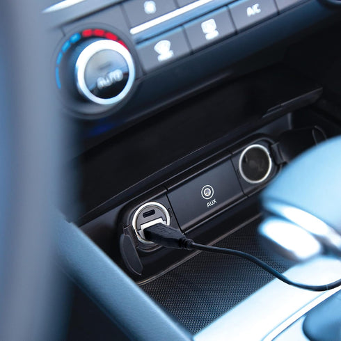 Car and Driver USB C Car Charger Adapter | Dual USB Car Charger, Cigarette Lighter USB Charger | Galaxy, iPad, iPhone Car Charger & More, USB-C Po...