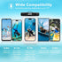 JOTO IPX8 Waterproof Phone Pouch Case, Underwater Dry Bag for Phone Protector for iPhone 15 14 13 12 11 Pro Max, Galaxy S24 S23 S22 Ultra Pixel to...