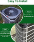 Air Conditioner Cover, Universal AC Cover for Outside Unit, Mesh Air Conditioner Covers for Outside Defender Outdoor, All Season Protection (36" x...