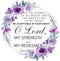 Fabric Panel 16"x16" Bible Verse 100% Cotton Quilting Panel Square Psalm 19:14 AM346...