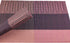 Gugrida Exquisite Woven Vinyl Placemats for Dining Table Heat Resistant PVC Bamboo Style Table Mats (6, Ombre Purple Red)...