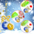 21 Pcs Christmas DIY Diamond Key Chain Ornaments 5D Painting Key Ring Rhinestone Pendant Decorative Hanging Ornament Dot Art Kits Diamond Art Chri...