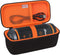 BOVKE Carrying Case for Bushnell Wingman 2 /Bushnell Wingman Golf GPS Bluetooth Speaker, Extra Mesh Pocket for Charging Cords and Accessories, Bla...