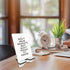 Wooden Phone Stand - I Don't Have Secrets But Don't Touch My Phone-Removable Smart Phone Holder,Suitable for Phone E-Book & Tablets,Phone Accessor...