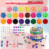 AIXPROBEAD Bracelet Making Kit - 24 Colors Pony Beads Set, Friendship Bracelet Craft Kit with Beads for Bracelet and Jewelry Design for Girls and ...