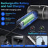 Car Vacuum Portable Cordless 8000Pa Mini Hand held Vacuum Cleaner and Air Duster, 120W High Power Wet and Dry Car Vacuum Cleaner Rechargeable with...