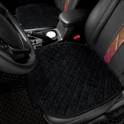 surpassme Comfortable Car Seat Covers Universal Front Seat Coves for Car Accessories with Storage Pockets, Padded Car Interior Covers for Automoti...