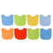 Neat Solutions 8 Count Multi-Color Solid Knit Terry Feeder Bib, Boy...