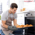 AVACRAFT Oven Mitts Pair, Flexible, 100% Cotton with Unique Heat Resistant Food Grade Silicone, Thick Terry Cloth Interior, 500 F Heat Resistant (...