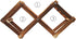 Foldable Wooden Wine Bottle Holder Free Standing Natural Wine Shelves for Pantry 2 Slots for 3 Bottles Wine Rack...