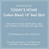 Today’s Home Classic Tailored Bed Skirt Dust Ruffle, Cotton Blend Design, 14" Drop Length, Queen, Ivory...