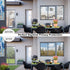 HooTown Window Tint for Home One Way Window Film Daytime Privacy Mirror Film Static Non-Adhesive Window Tint Film Heat Control Anti UV One Way Pri...