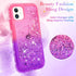 Ruky for iPhone 11 Glitter Case with Built-in Screen Protector, Full Body Rugged Liquid Cover with Built-in Screen Protector Shockproof Protective...