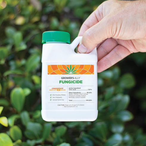 Grower's Ally Fungicide for Plants Concentrate 8 oz | Plant Fungicide Treatment Control for Powdery Mildew, Fungus and More - Trusted by Cultivato...