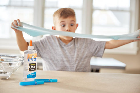 Elmer's Washable Glitter Glue, Frosty Colors, 5 Sticks, Great for Making Slime...